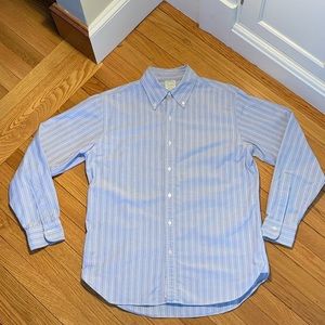 Brooks Brothers blue OCBD 16x33 Milano fit